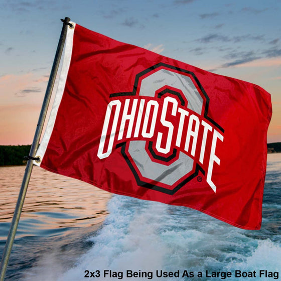 College Flags & Banners Co. Ohio State Buckeyes 2x3 Foot Flag