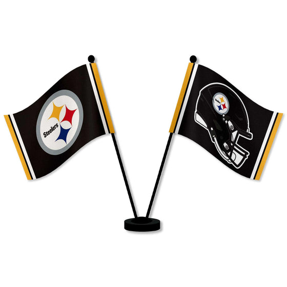 WinCraft Pittsburgh Steelers Desk and Table Top Flags