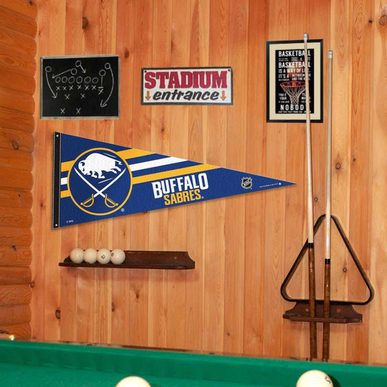 Buffalo Sabres Pennant Flag and Wall Tack Pads Mounts