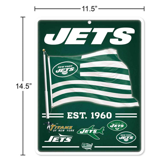 WinCraft New York Jets Americana Banner Flag Sign