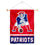 New England Patriots Vintage Pat Patriot Banner Window Wall Hanging Flag with Suction Cup