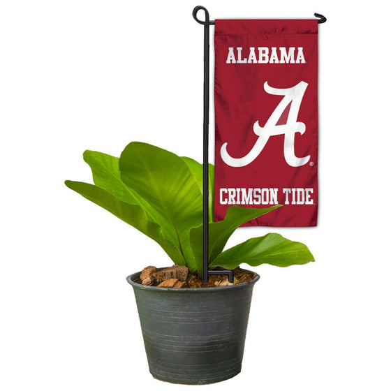 College Flags & Banners Co. Alabama Crimson Tide Mini Garden and Flower Pot Flag Topper