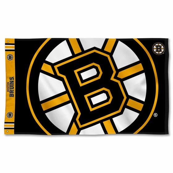 WinCraft Boston Bruins Printed Header 3x5 Premium Banner Flag