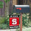 NC State Wolfpack Garden Flag and Mailbox Post Pole Mount Holder Set