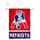 New England Patriots Vintage Pat Patriot Banner Window Wall Hanging Flag with Suction Cup