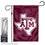 Texas A&M Aggies Lonestar Garden Banner Flag with Stand Pole Holder