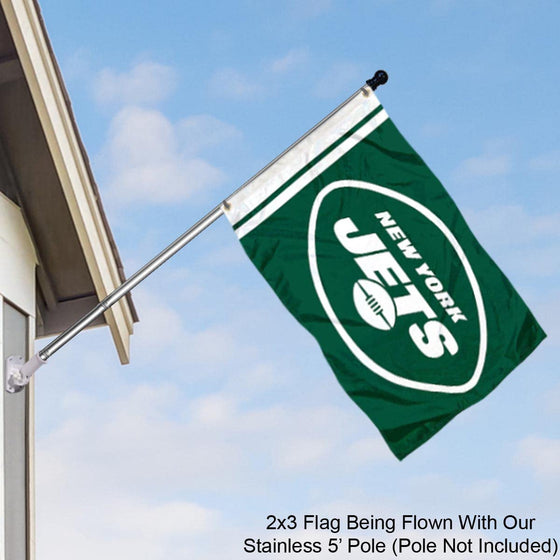 New York Jets Wordmark 2x3 Foot Small Flag