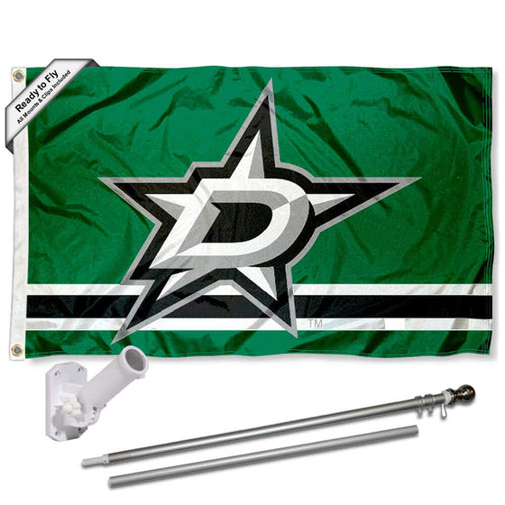 WinCraft Dallas Stars Flag Pole and Bracket Set