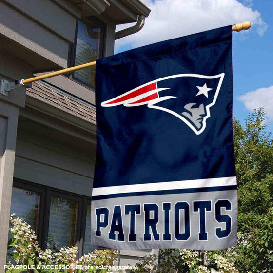 WinCraft New England Patriots Two Sided House Flag