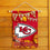 WinCraft Kansas City Chiefs Fall Leaves Decorative Football Garden Flag Double Sided Banner