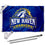 College Flags & Banners Co. New Haven Chargers Flag and Pole Bracket Mount Bundle