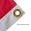 College Flags & Banners Co. Ohio State Buckeyes Buckeye Nation Flag with Pole and Bracket Kit