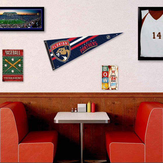 Florida Panthers Pennant Flag and Wall Tack Pads Mounts