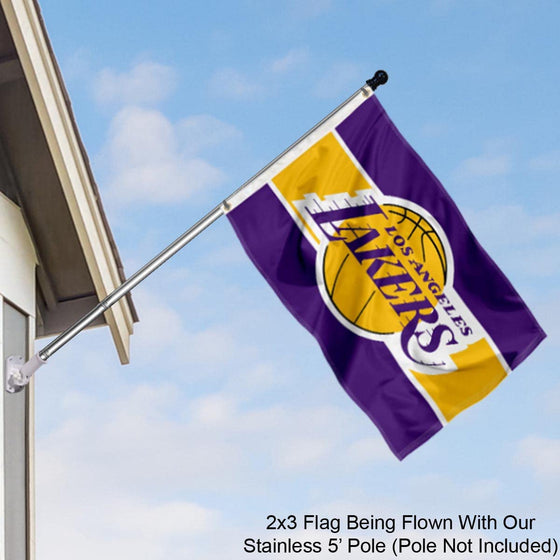 WinCraft Los Angeles Lakers Small 2x3 Foot Banner Flag