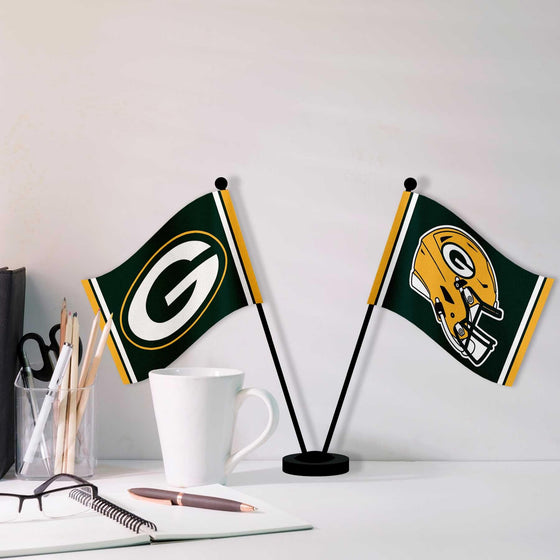 WinCraft Green Bay Packers Desk and Table Top Flags