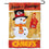 Kansas City Chiefs Holiday Winter Snow Garden Flag Double Sided Banner