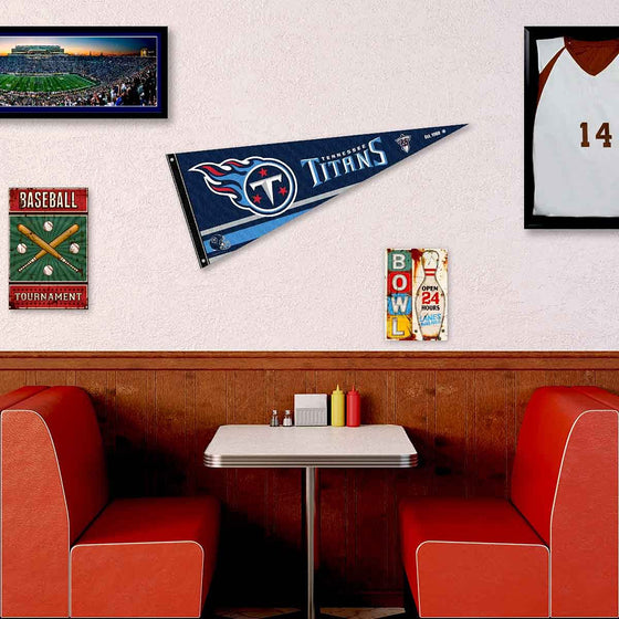 Tennessee Titans Pennant Banner and Wall Tack Pads