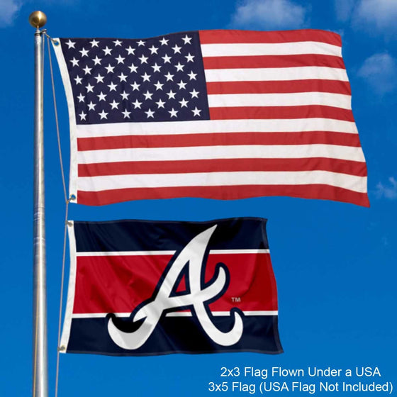 WinCraft Atlanta Braves 2x3 Foot Small Flag