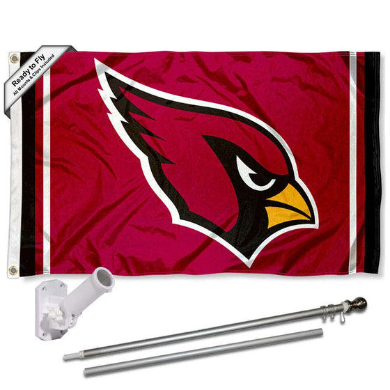 WinCraft Arizona Cardinals Flag Pole and Bracket Kit