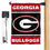 College Flags & Banners Co. Georgia Bulldogs Panel Garden Flag and Mailbox Post Pole Mount Holder Set