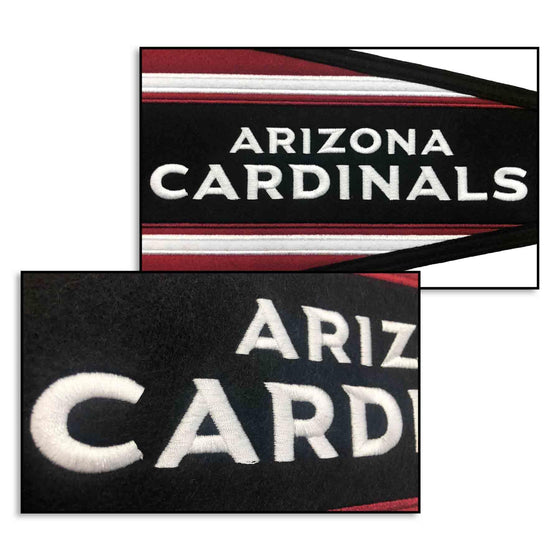 WinCraft Arizona Cardinals Embroidered and Sewn Pennant