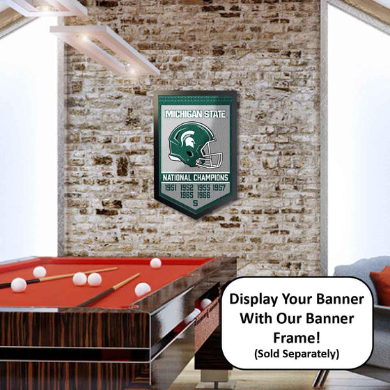 Michigan State Spartans Football National Champions Banner