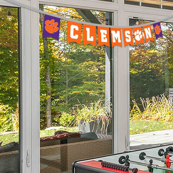 Clemson Tigers Banner String Pennant Flags