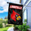 College Flags & Banners Co. Louisville Cardinals Banner Flag with Flag Pole Set