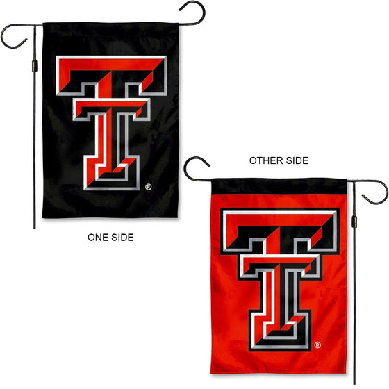 Texas Tech Red Raiders Garden Banner Flag with Stand Pole Holder