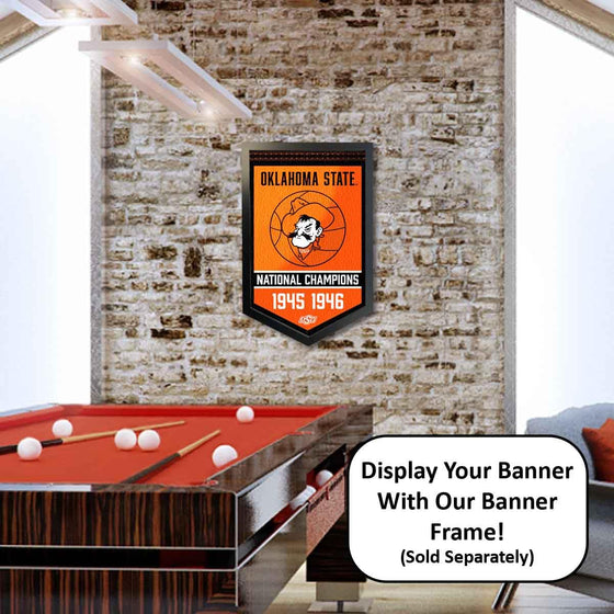 Oklahoma State Cowboys Basketball National Champions Banner