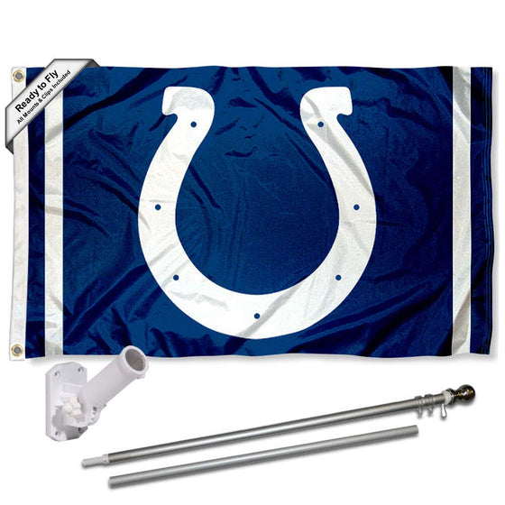 WinCraft Indianapolis Colts Flag Pole and Bracket Kit