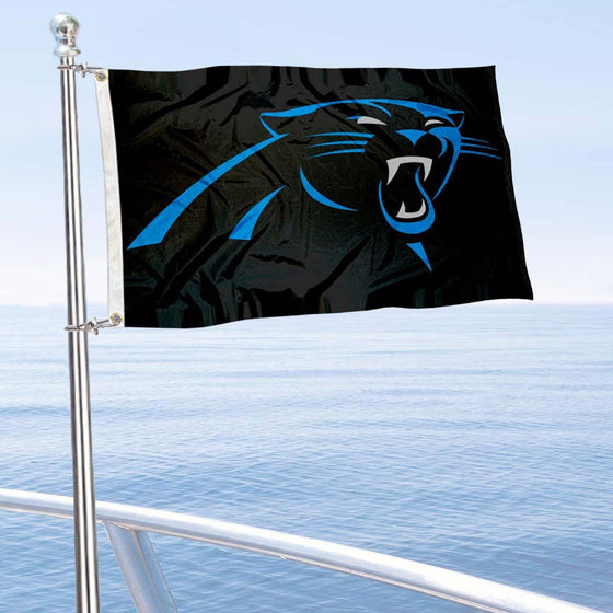 WinCraft Carolina Panthers Boat and Golf Cart Flag