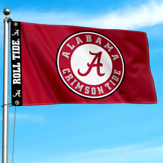 College Flags & Banners Co. Alabama Crimson Tide Printed Header 3x5 Foot Banner Flag