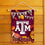 College Flags & Banners Co. Texas A&M Aggies Fall Leaves Football Season Garden Yard Flag