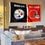 WinCraft Pittsburgh Steelers and Cleveland Browns House Divided Flag Rivalry Banner