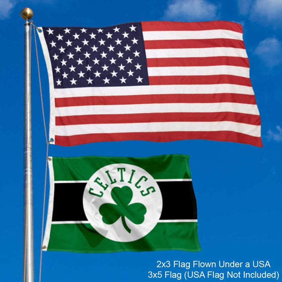 WinCraft Boston Celtics Small 2x3 Foot Banner Flag