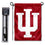 College Flags & Banners Co. Indiana Hoosiers IU Logo Garden Flag with Pole Stand Holder