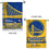 WinCraft Golden State Warriors 2022 NBA Champions Double Sided Garden Flag Banner