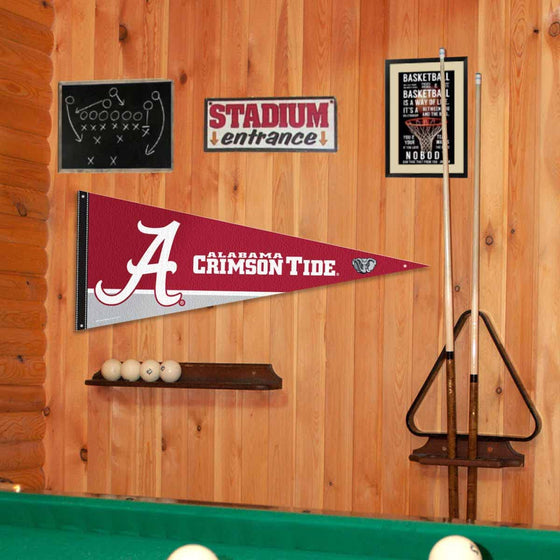 College Flags & Banners Co. Alabama Crimson Tide Pennant Flag and Wall Tack Mount Pads