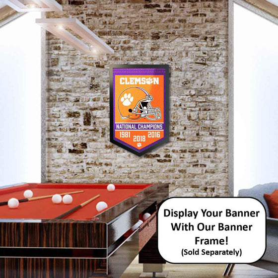 Clemson Tigers Football National Champions Banner