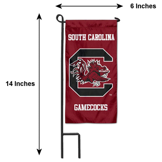 College Flags & Banners Co. South Carolina Gamecocks Mini Garden and Flower Pot Flag Topper