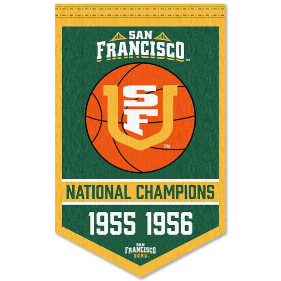 San Francisco Dons Basketball National Champions Banner