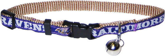 Baltimore Ravens Satin Cat Collar