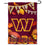 WinCraft Washington Commanders Fall Leaves Decorative Football Garden Flag Double Sided Banner