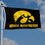 College Flags & Banners Co. Iowa Hawkeyes Black University Large College Flag