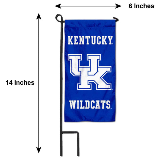 College Flags & Banners Co. Kentucky Wildcats Mini Garden and Flower Pot Flag Topper