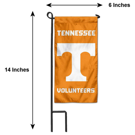 College Flags & Banners Co. Tennessee Volunteers Mini Garden and Flower Pot Flag Topper