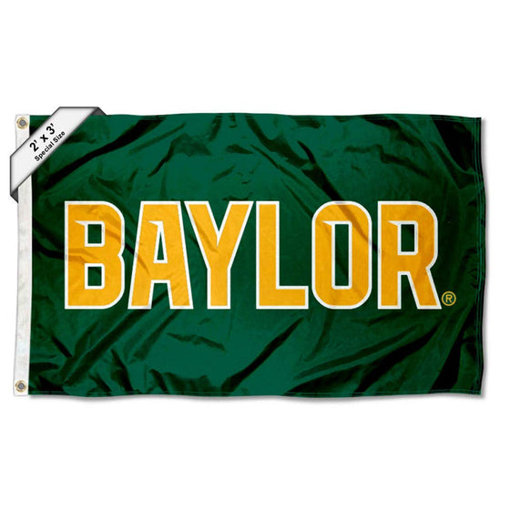 College Flags & Banners Co. Baylor Bears Wordmark Small 2x3 Foot Flag