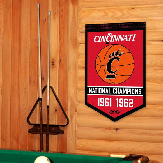 Cincinnati Bearcats Basketball National Champions Banner