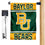 College Flags & Banners Co. Baylor Bears Garden Flag and Mailbox Post Pole Mount Holder Set